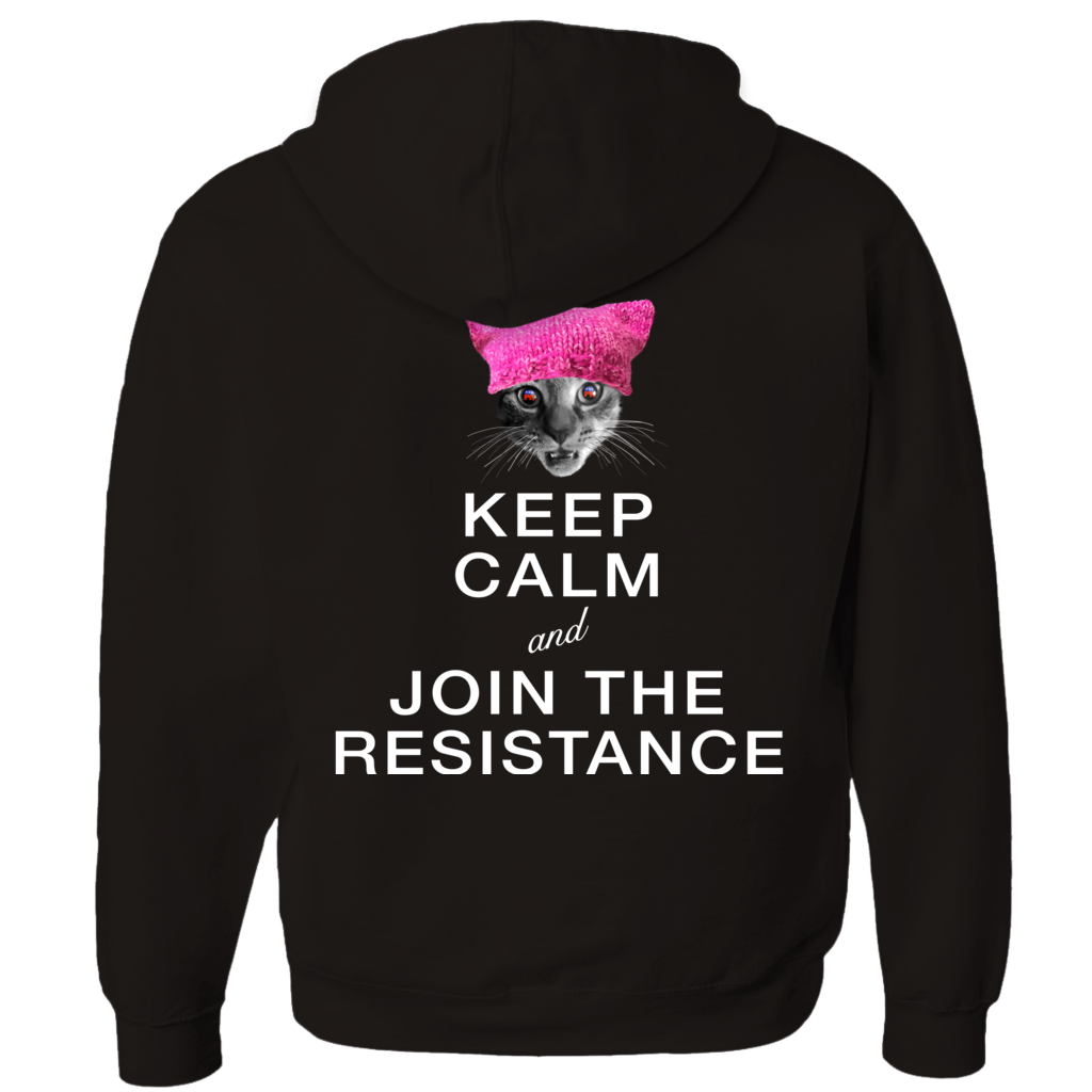 Keep Calm and Join the Resistance (with Francis Junior, Jr.) Hoodies (Zip-up)