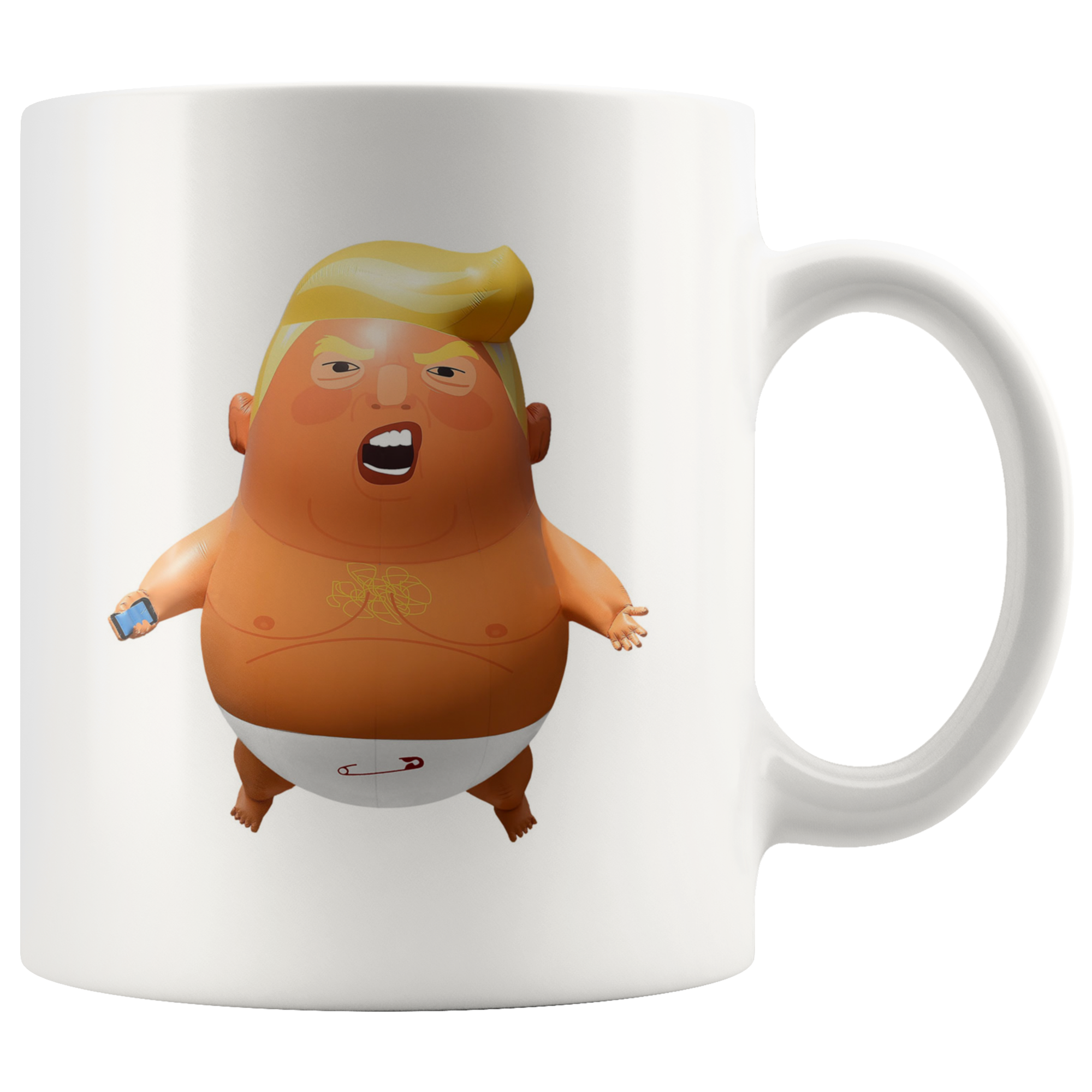 Trump Baby Balloon (White Mug)