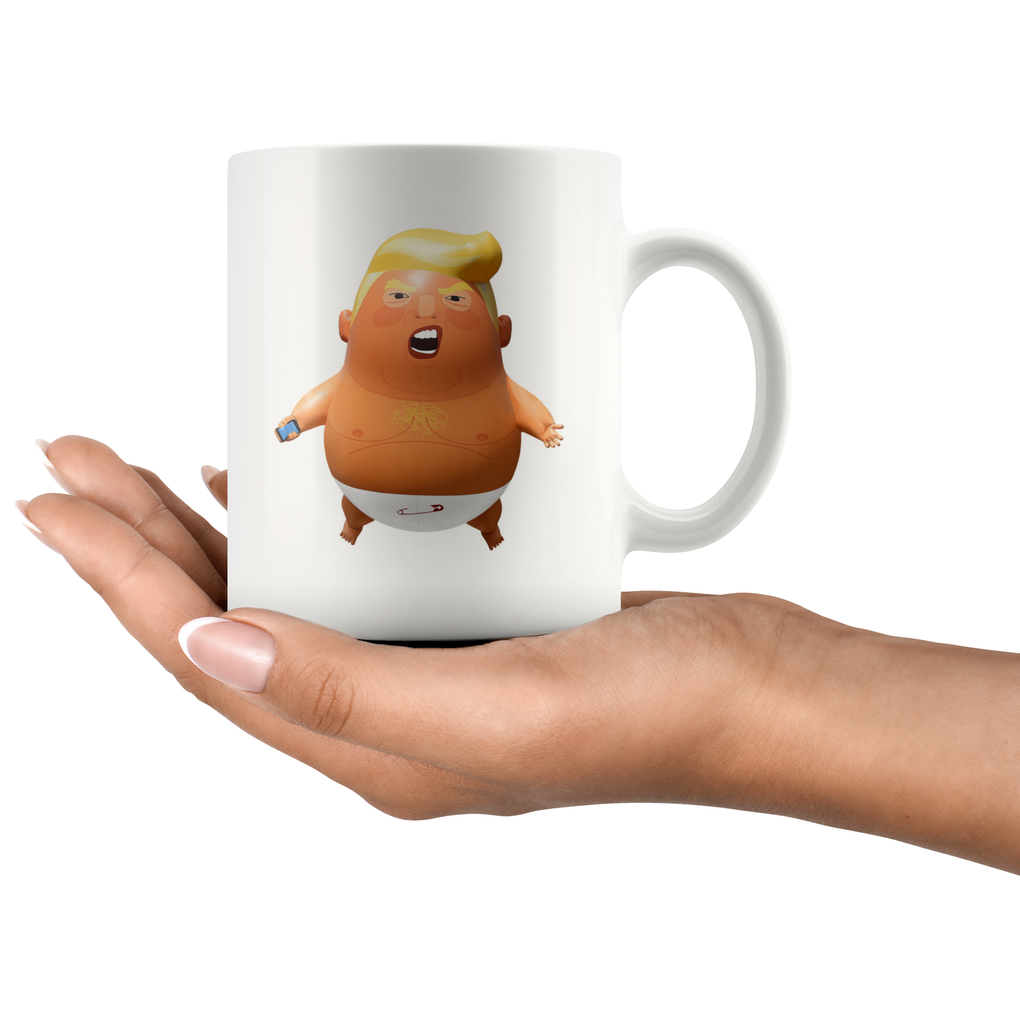 Trump Baby Balloon (White Mug)