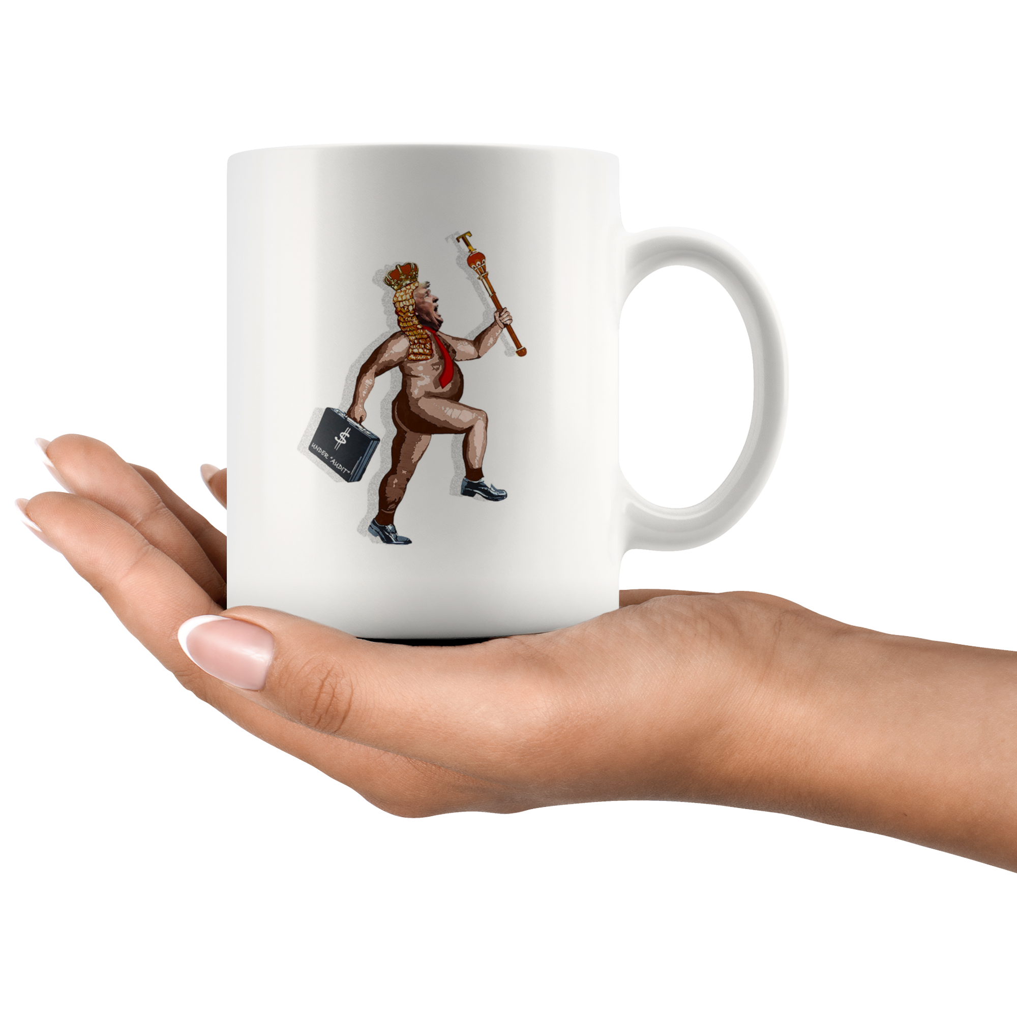 The (So-called) President Has No Clothes (White Mug)