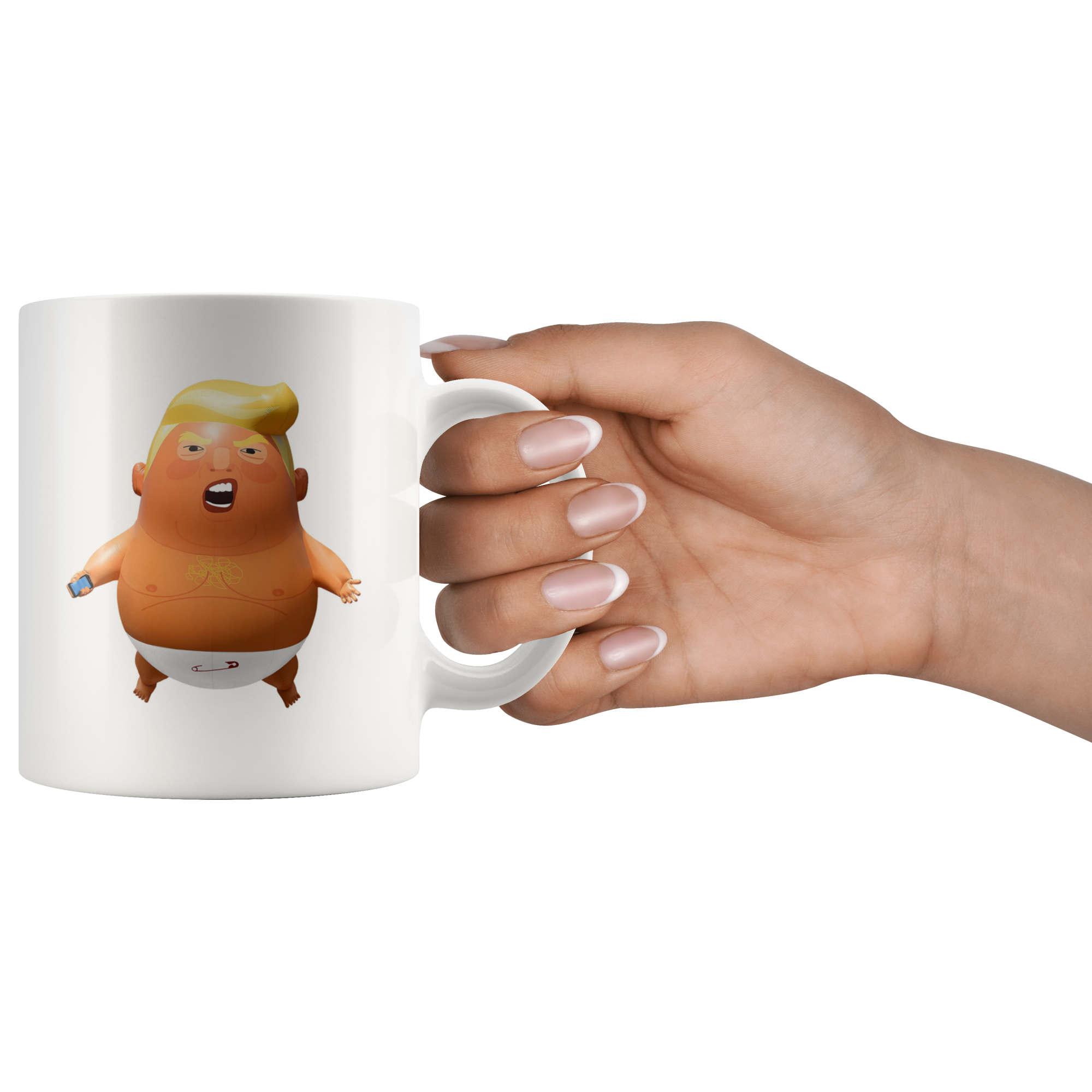 Trump Baby Balloon (White Mug)
