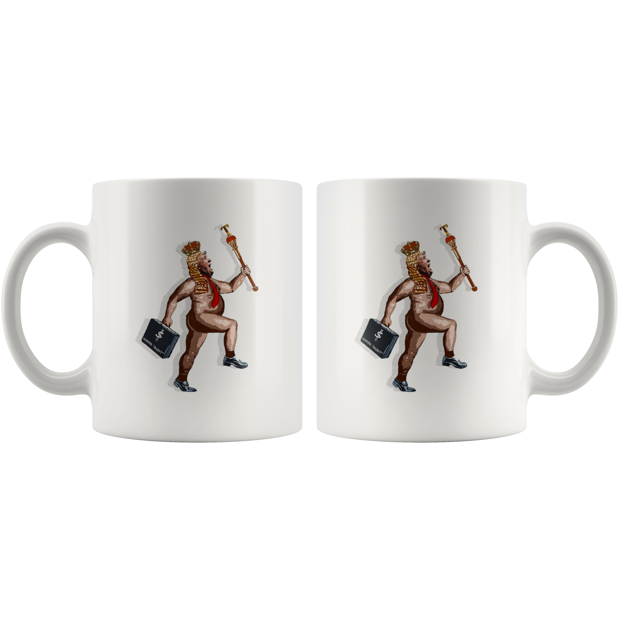 The (So-called) President Has No Clothes (White Mug)