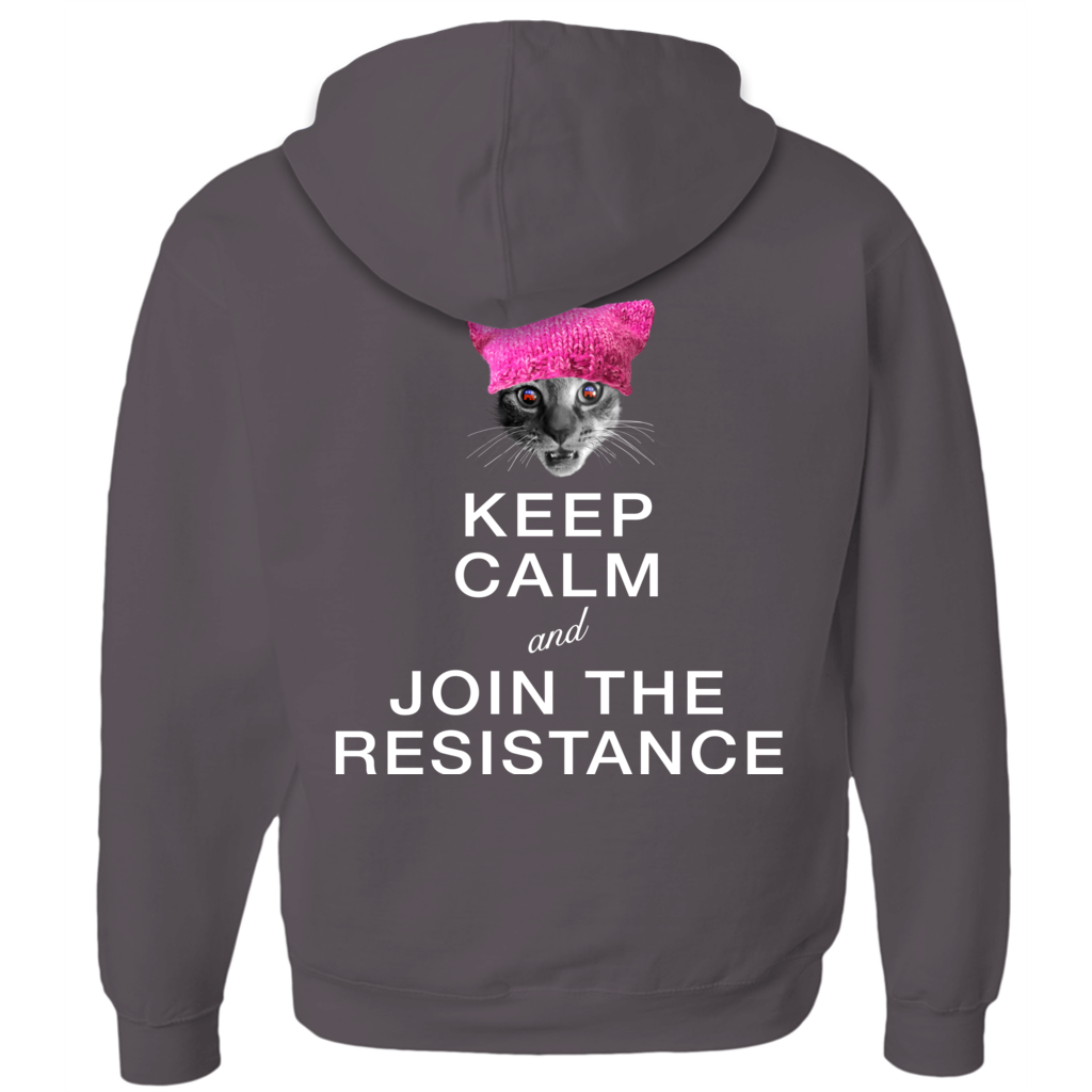 Keep Calm and Join the Resistance (with Francis Junior, Jr.) Hoodies (Zip-up)