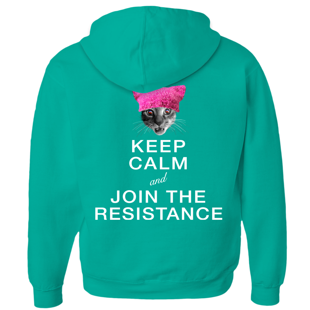 Keep Calm and Join the Resistance (with Francis Junior, Jr.) Hoodies (Zip-up)