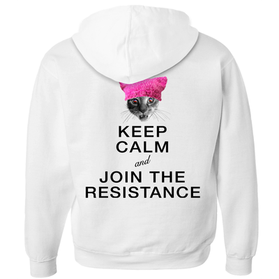 Keep Calm and Join the Resistance (with Francis Junior, Jr.) Hoodies (Zip-up)