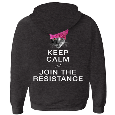 Keep Calm and Join the Resistance (w/ Francis Junior Jr.) Hoodies (Zip-up)