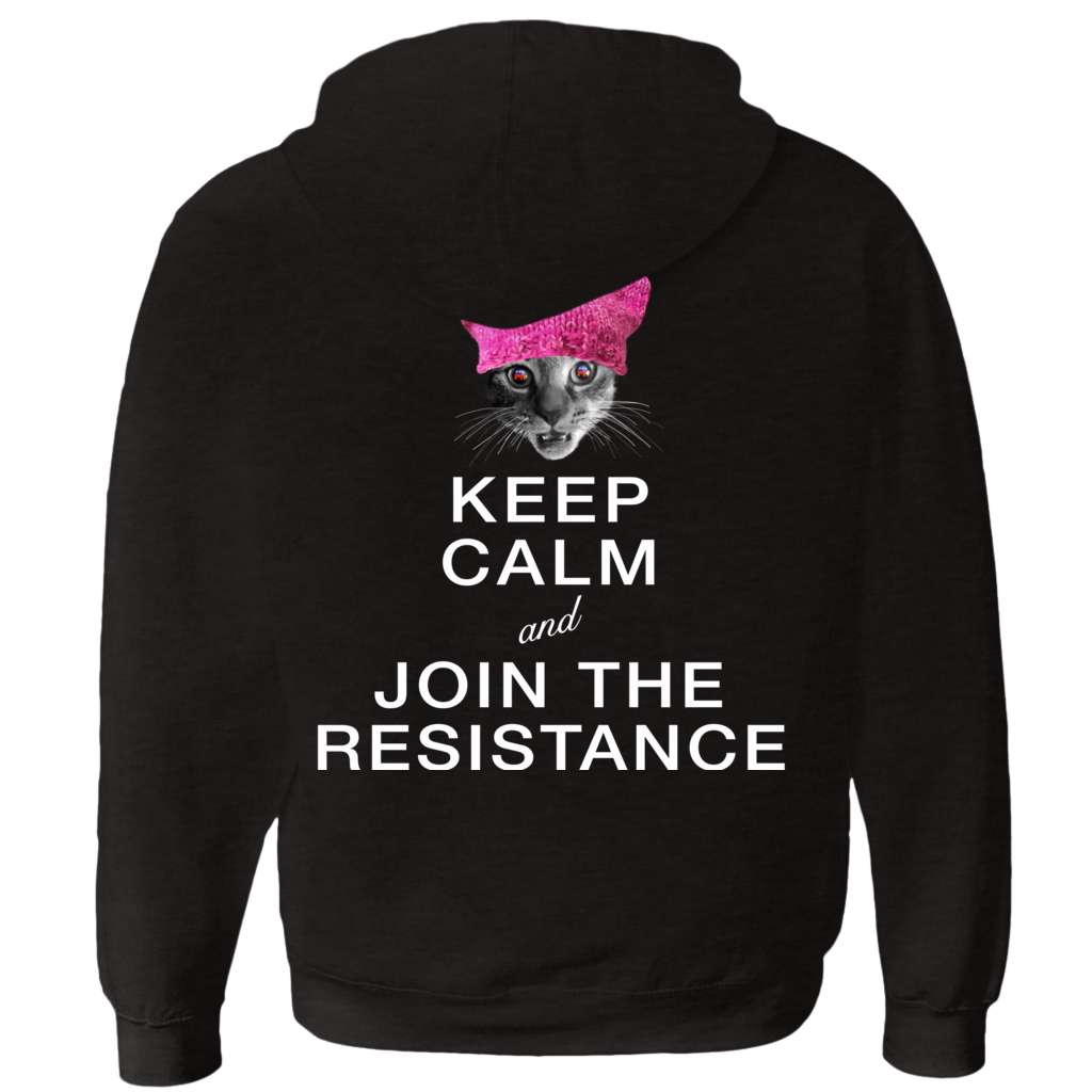 Keep Calm and Join the Resistance (w/ Francis Junior Jr.) Hoodies (Zip-up)