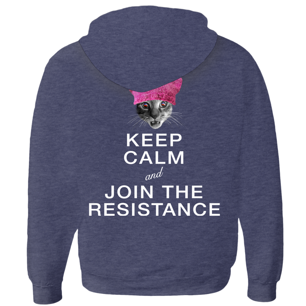 Keep Calm and Join the Resistance (w/ Francis Junior Jr.) Hoodies (Zip-up)