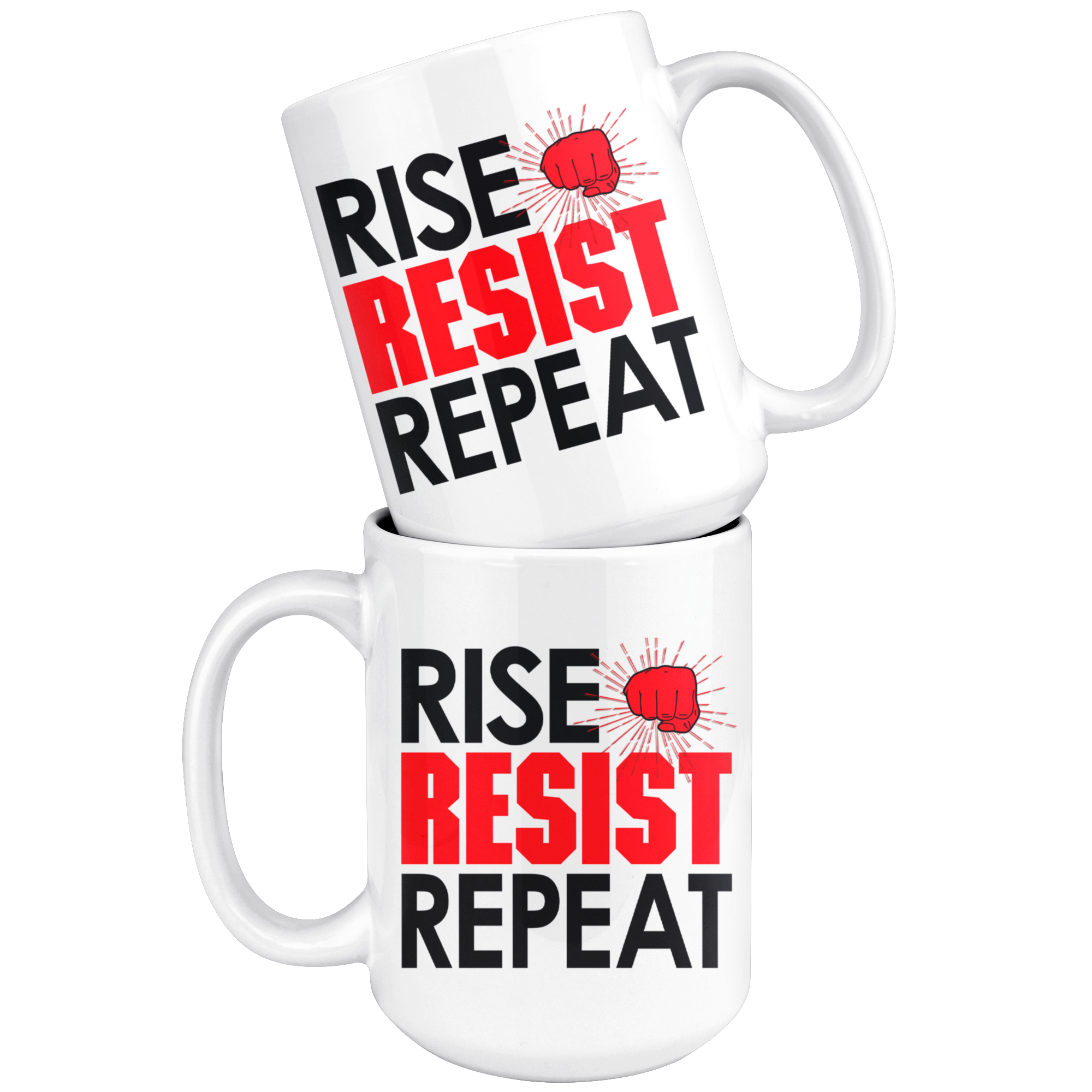 Rise Resist Repeat (15oz mug)