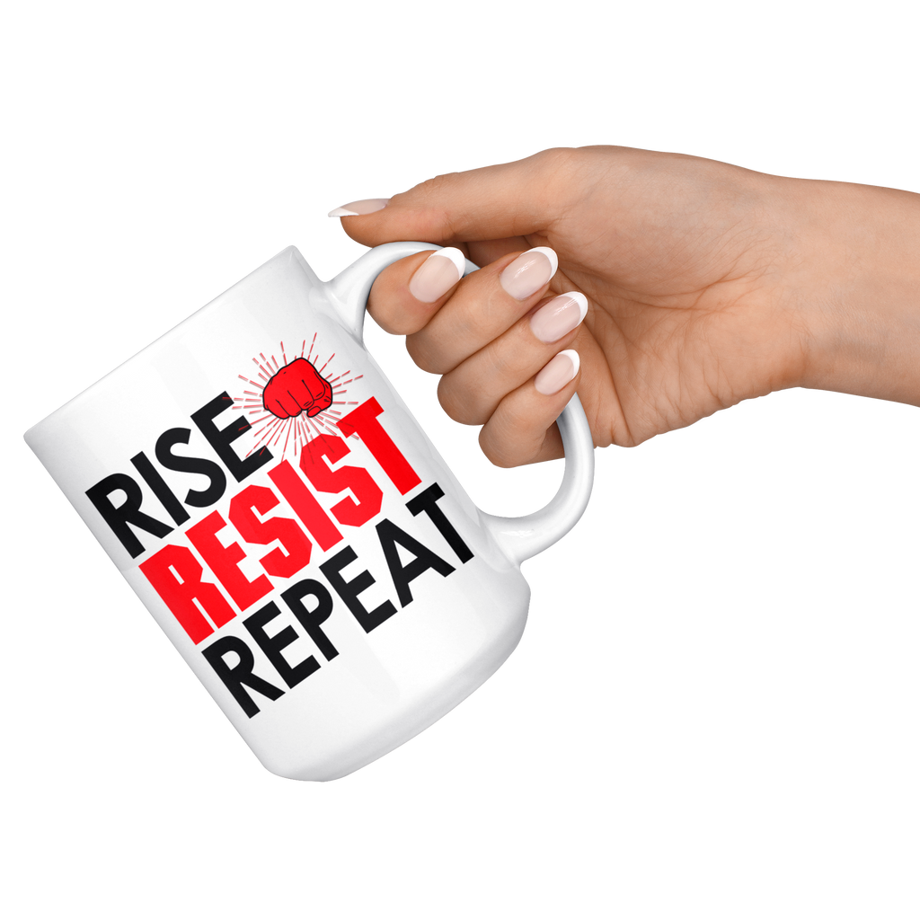 Rise Resist Repeat (15oz mug)