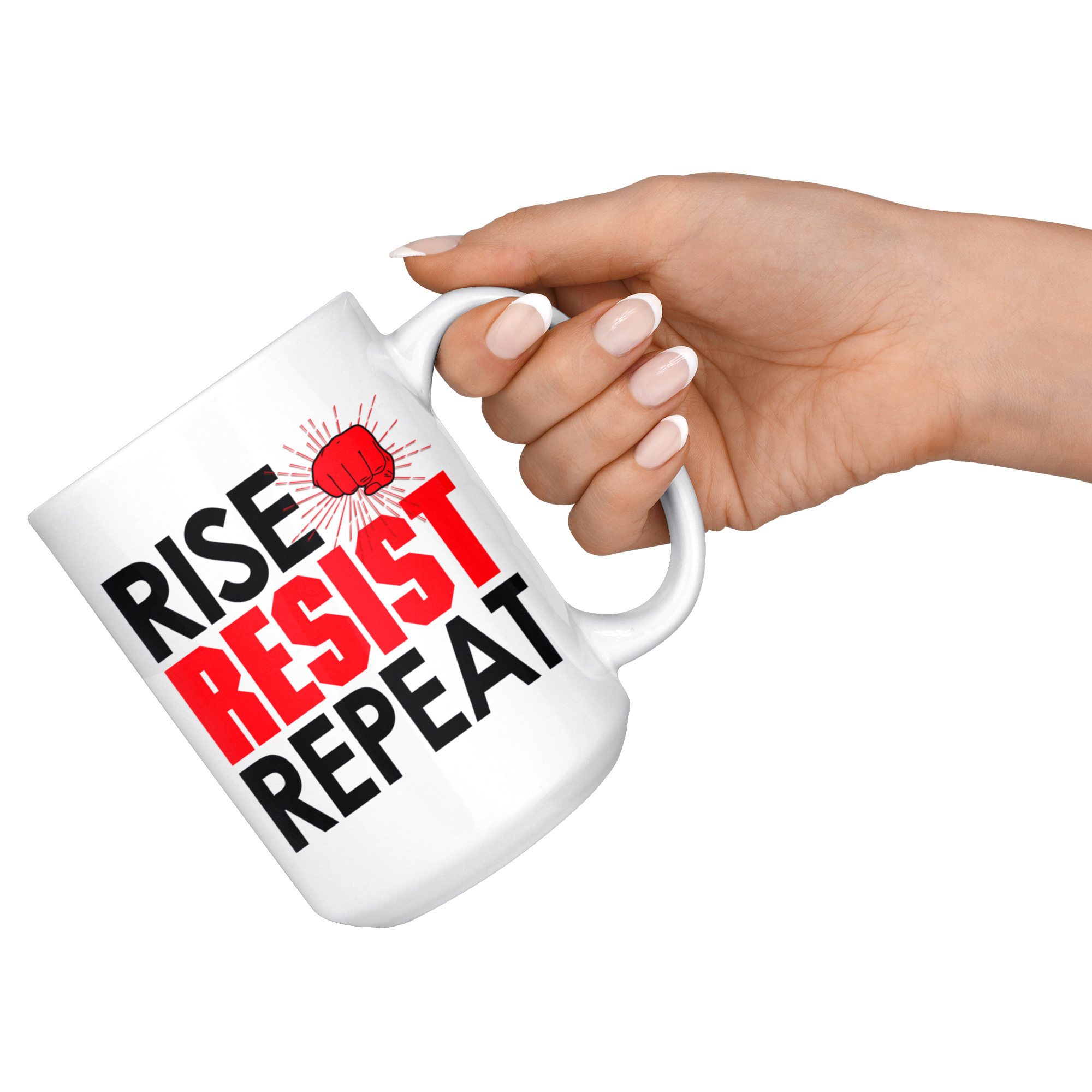 Rise Resist Repeat (15oz mug)