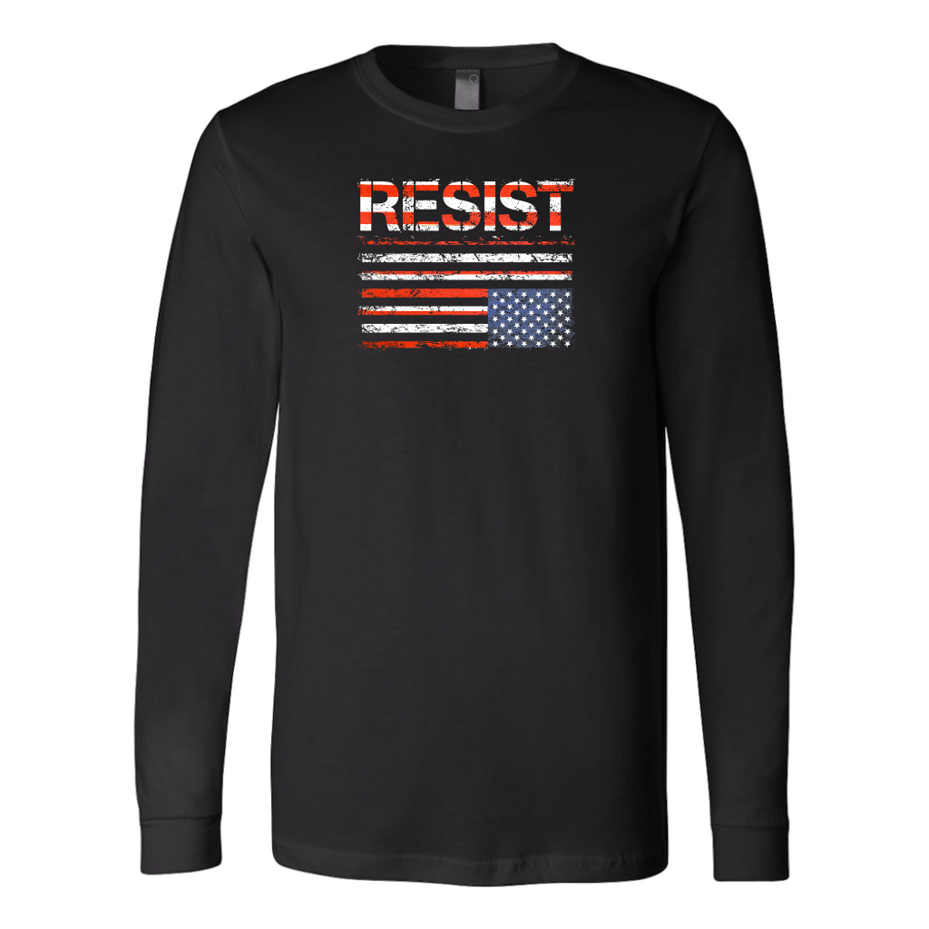 Resist (with American Flag in Distress)