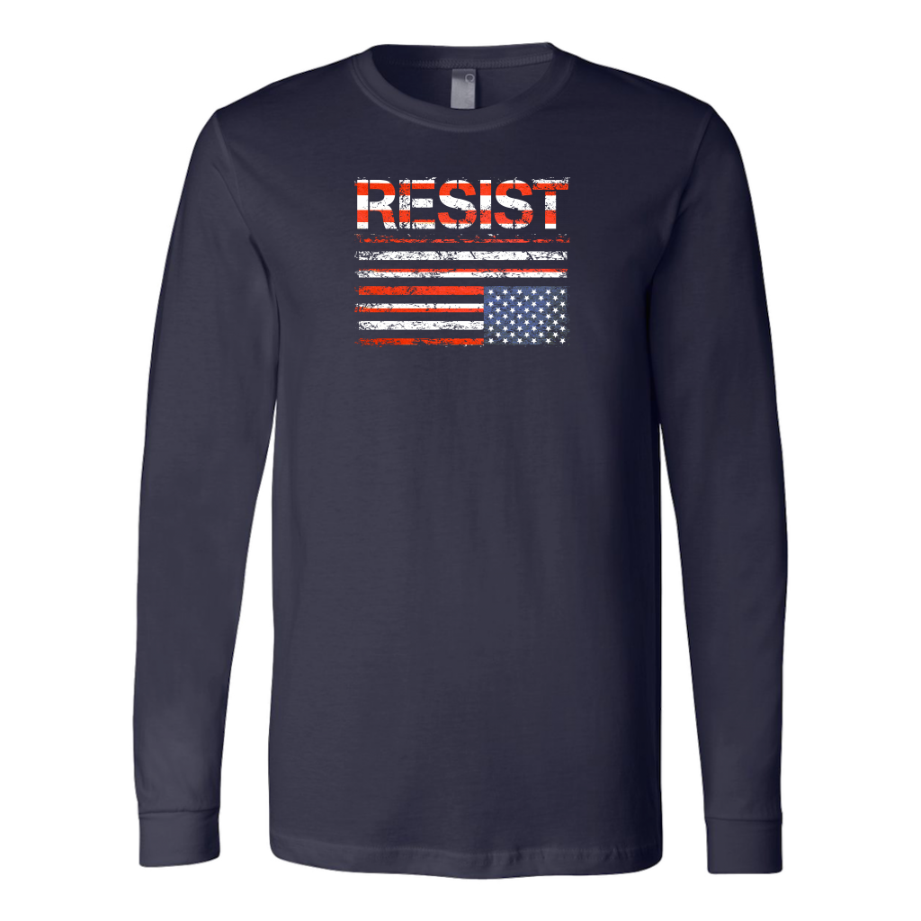 Resist (with American Flag in Distress)