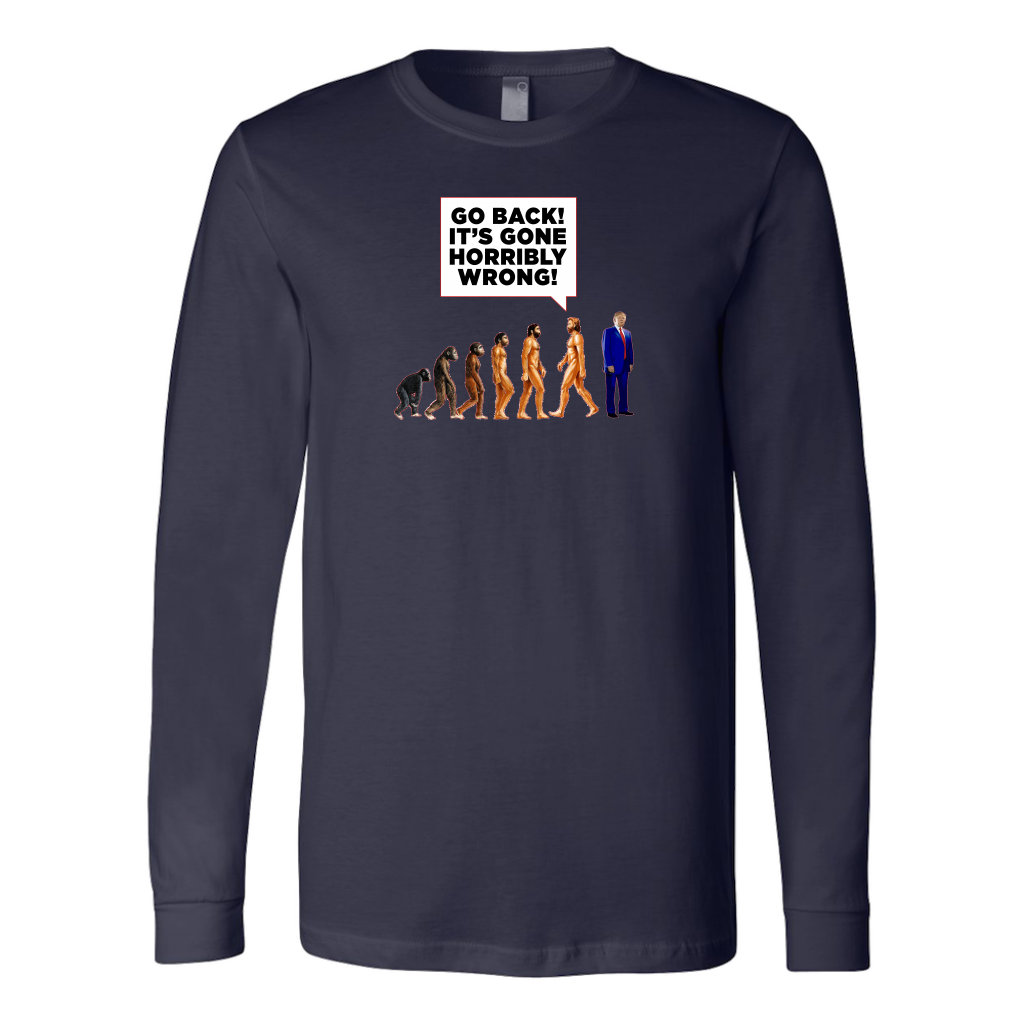 Human DE-VOLUTION From Monkey to Trump. "Go Back! It's Gone Horribly Wrong!"