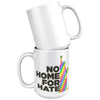 No Home For Hate (with Statue of Liberty) Rainbow 15oz Mug