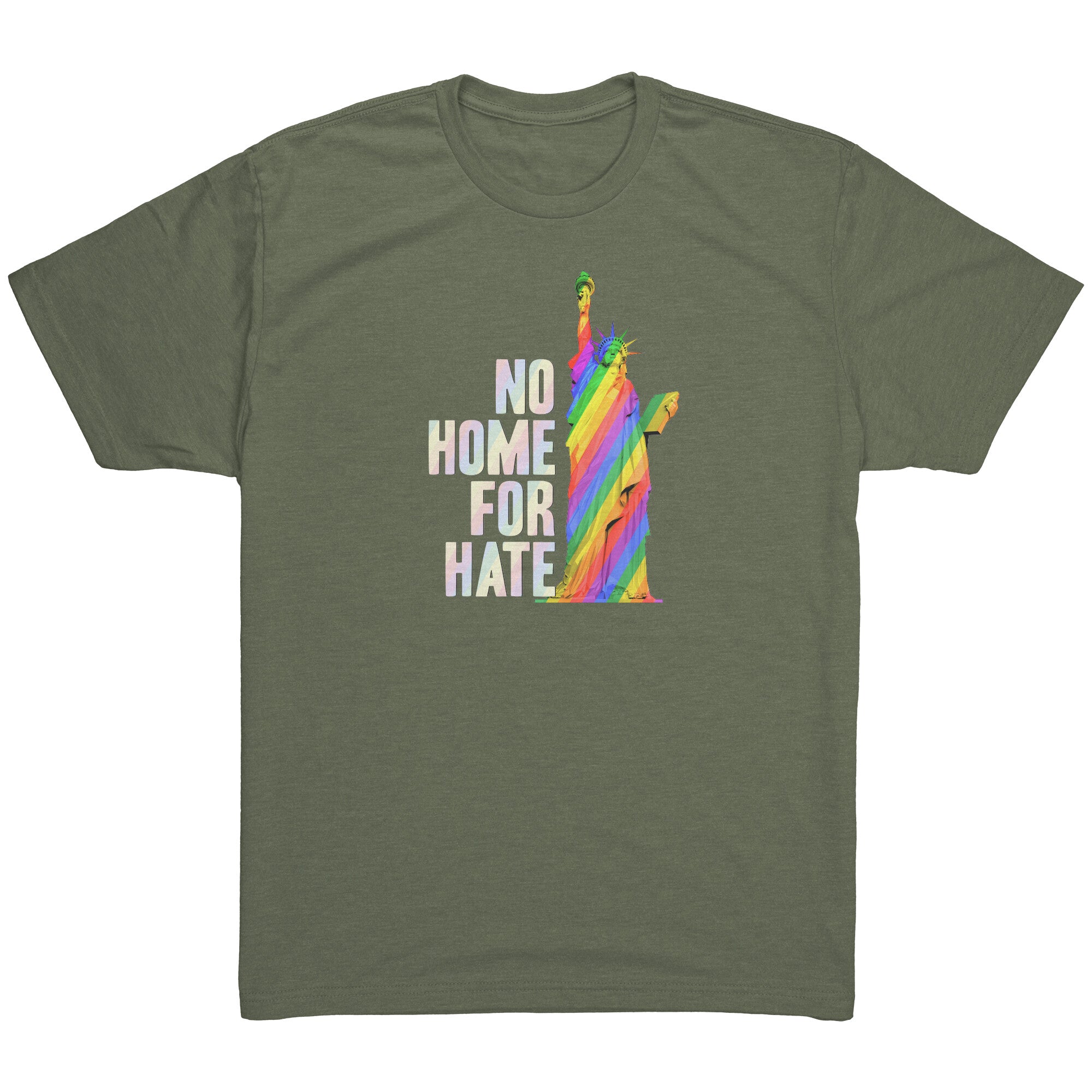 No Home For Hate (with Statue of Liberty) Rainbow