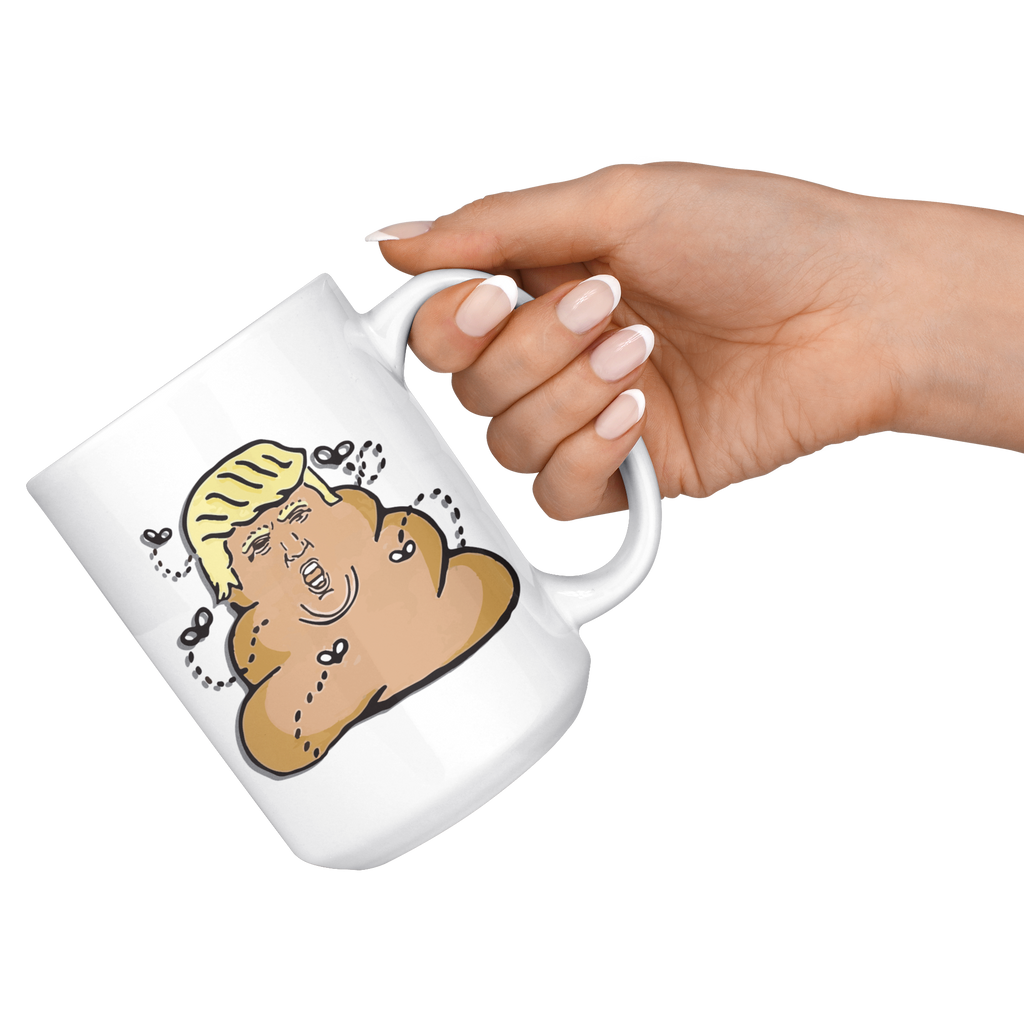 Trump Poop Emoji (15oz Mug)
