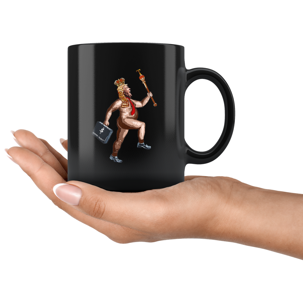 The (So-Called) President Has No Clothes (Black Mug)