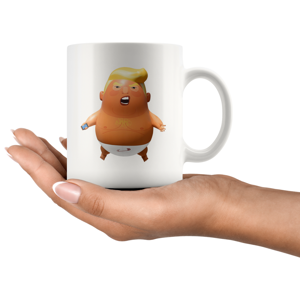 Trump Baby Balloon (White Mug)