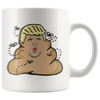 Trump Poop Emoji (White Mug)