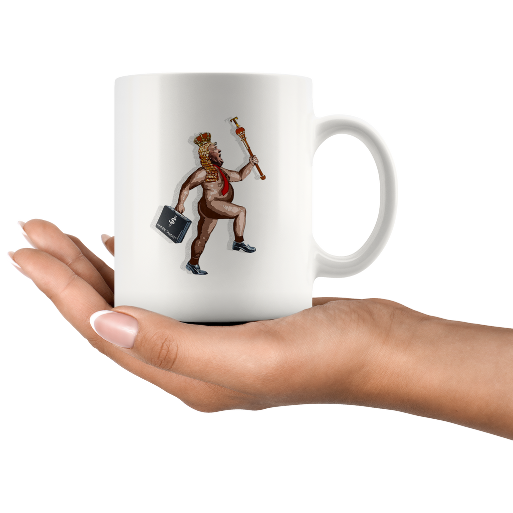 The (So-called) President Has No Clothes (White Mug)