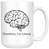 Therefore, I'm Liberal (with Brain Image)