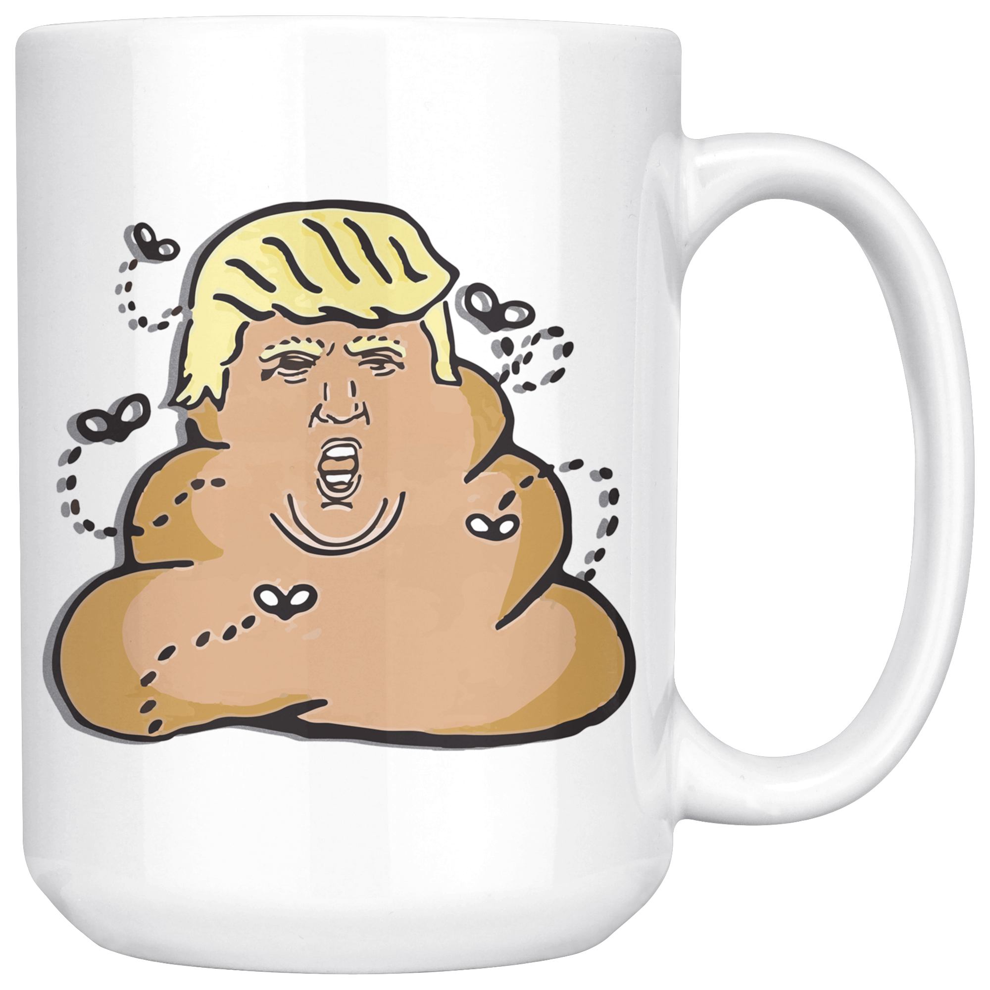 Trump Poop Emoji (15oz Mug)
