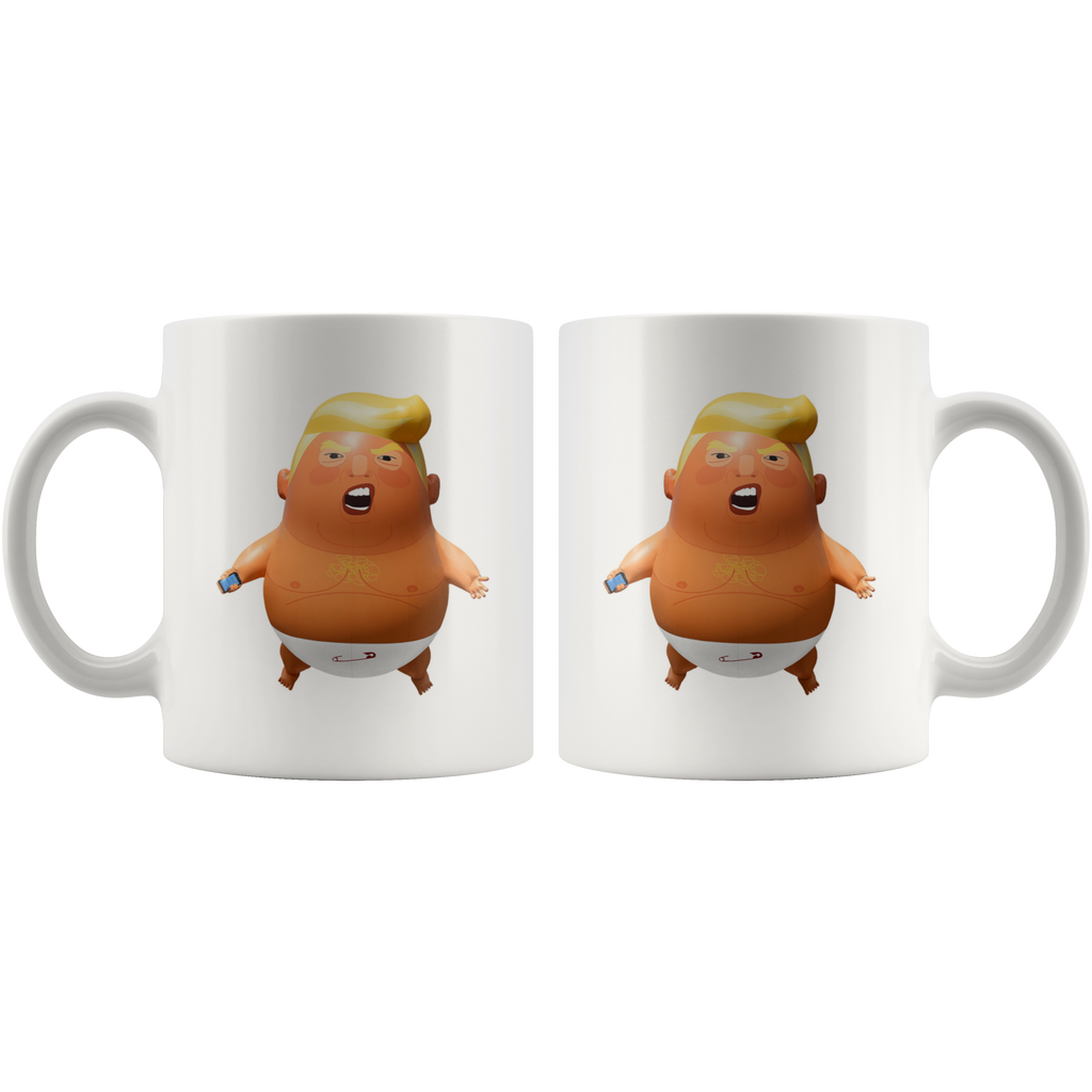 Trump Baby Balloon (White Mug)