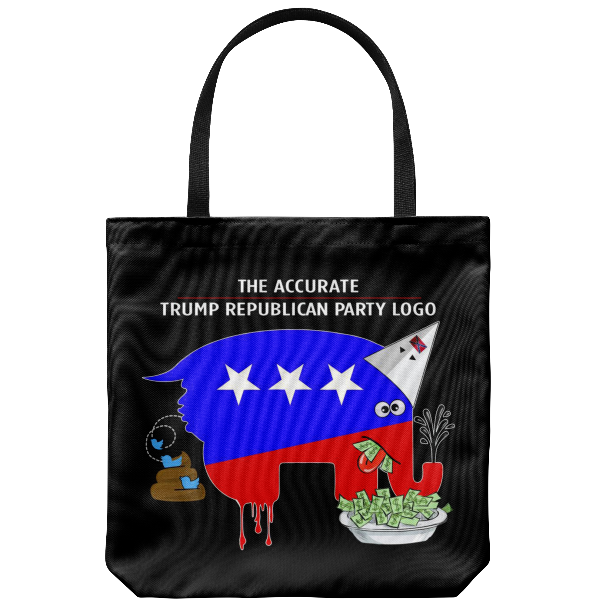 The Accurate Trump Republican Party Logo (Tote Bag)