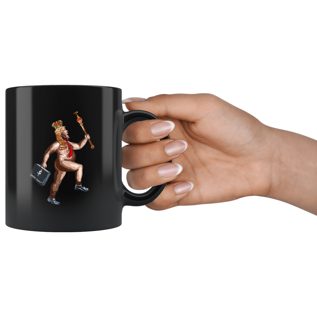 The (So-Called) President Has No Clothes (Black Mug)