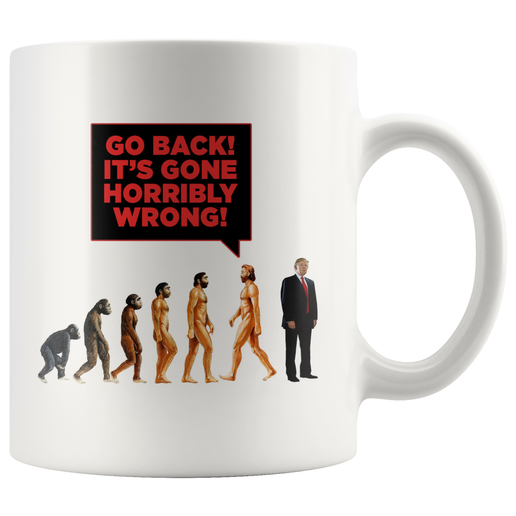 Human DE-VOLUTION From Monkey to Trump. "Go Back! It's Gone Horribly Wrong!"