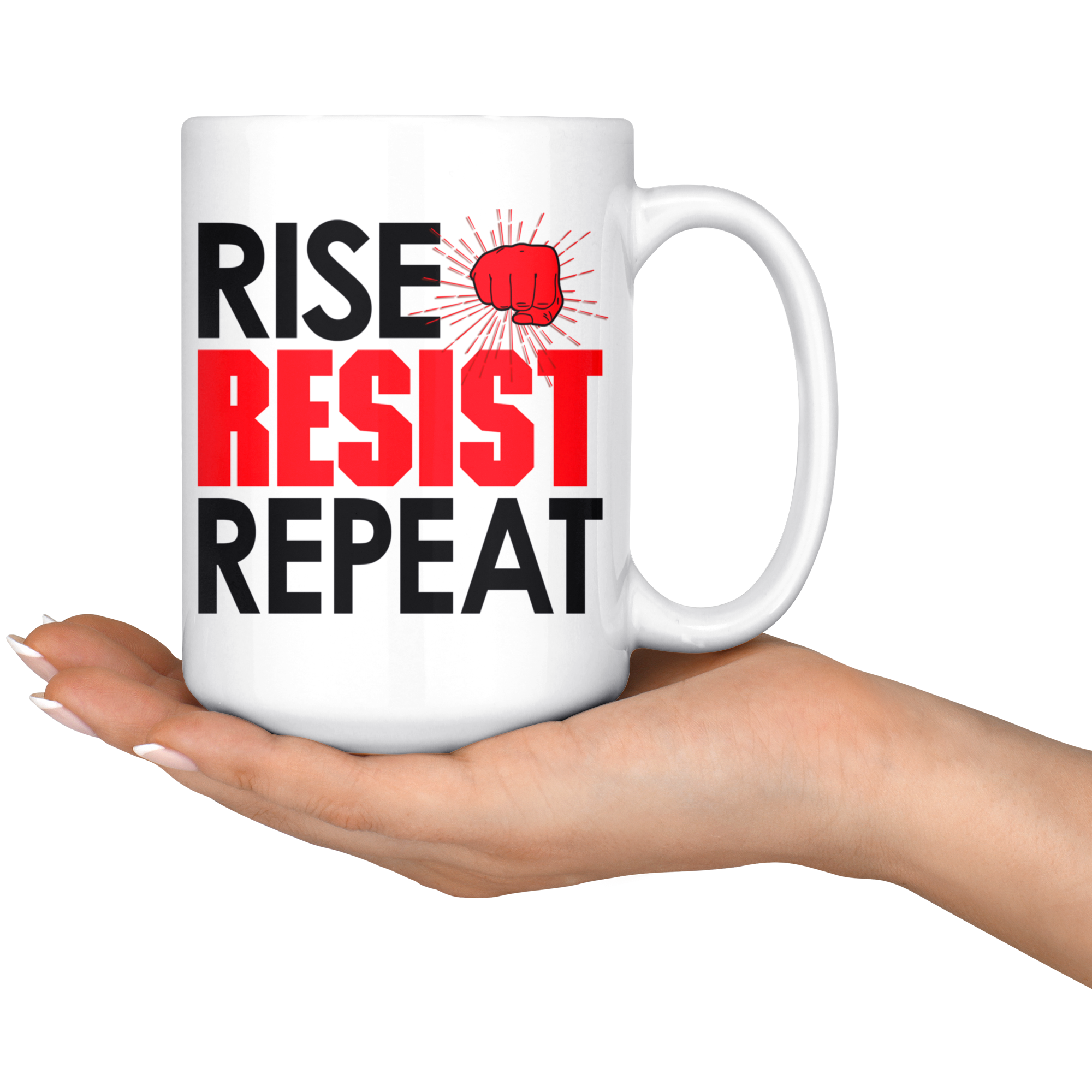 Rise Resist Repeat (15oz mug)