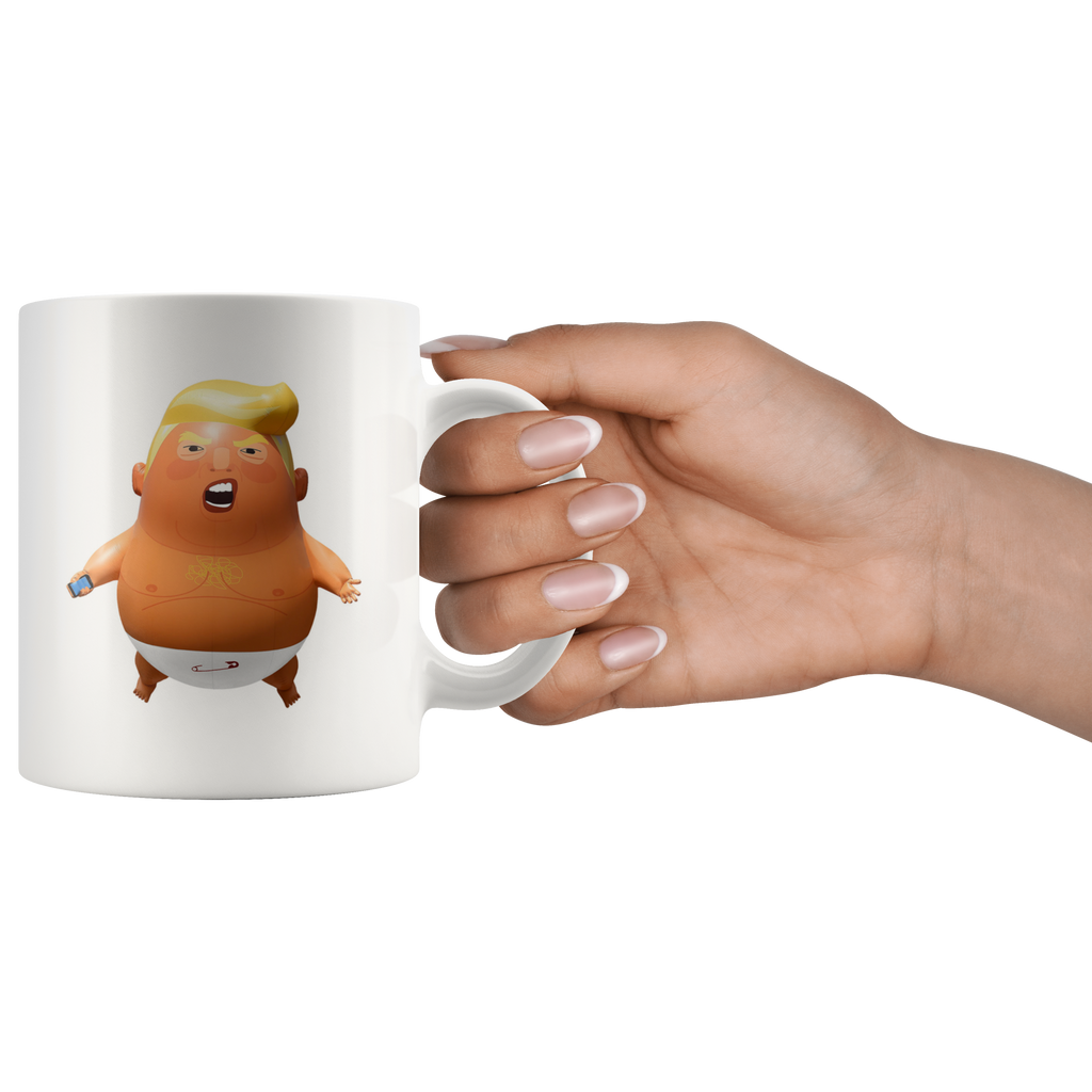 Trump Baby Balloon (White Mug)