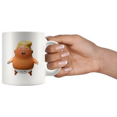 Trump Baby Balloon (White Mug)