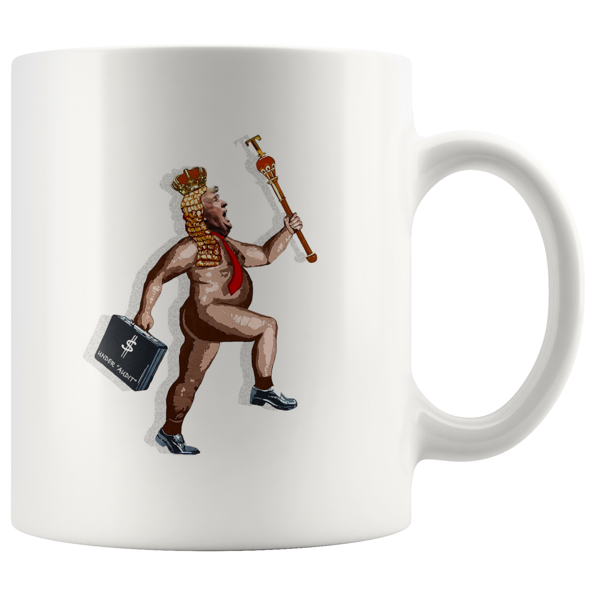 The (So-called) President Has No Clothes (White Mug)