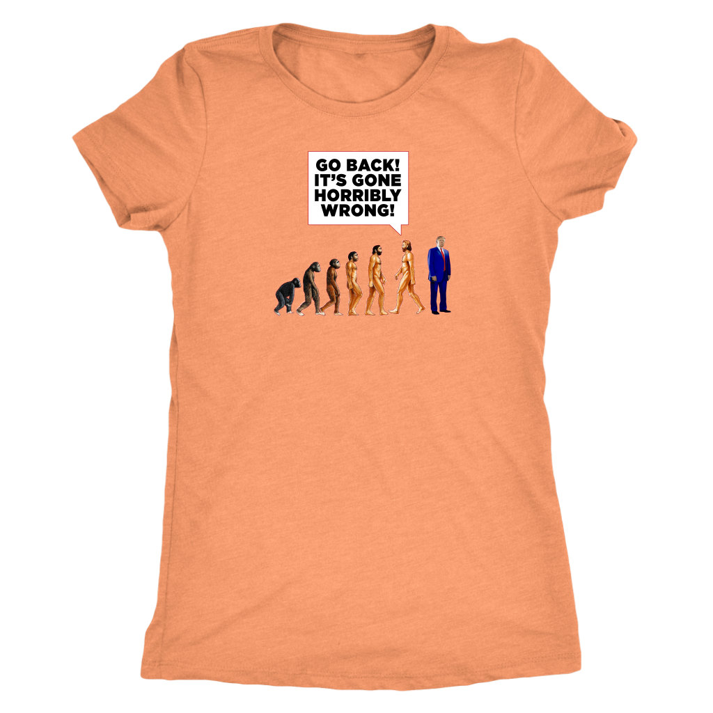 Human DE-VOLUTION From Monkey to Trump. "Go Back! It's Gone Horribly Wrong!"