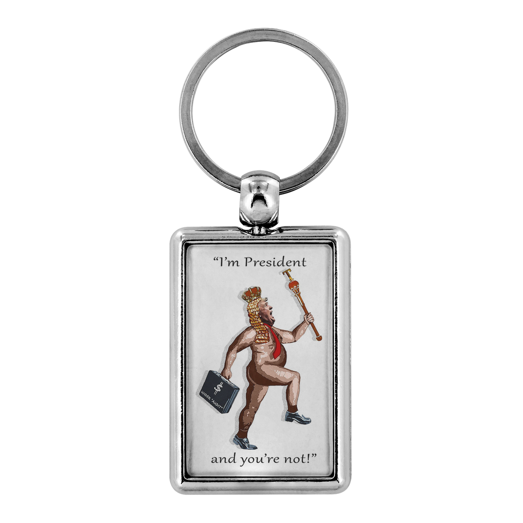 The (So-Called) President Has No Clothes (Keychain)