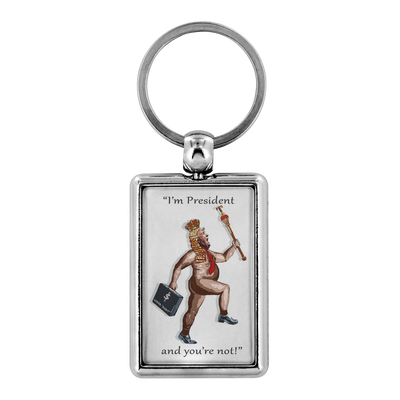 The (So-Called) President Has No Clothes (Keychain)