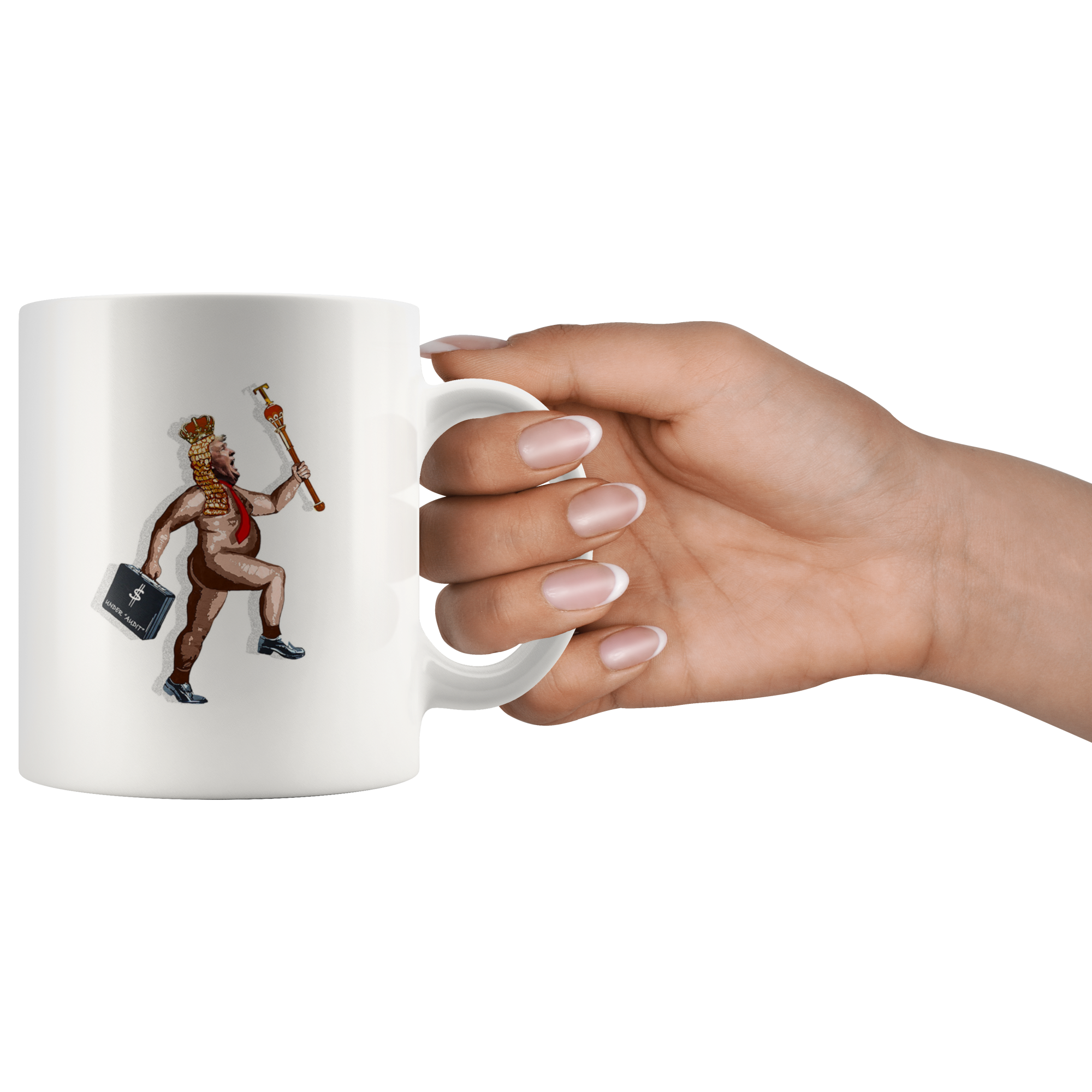 The (So-called) President Has No Clothes (White Mug)