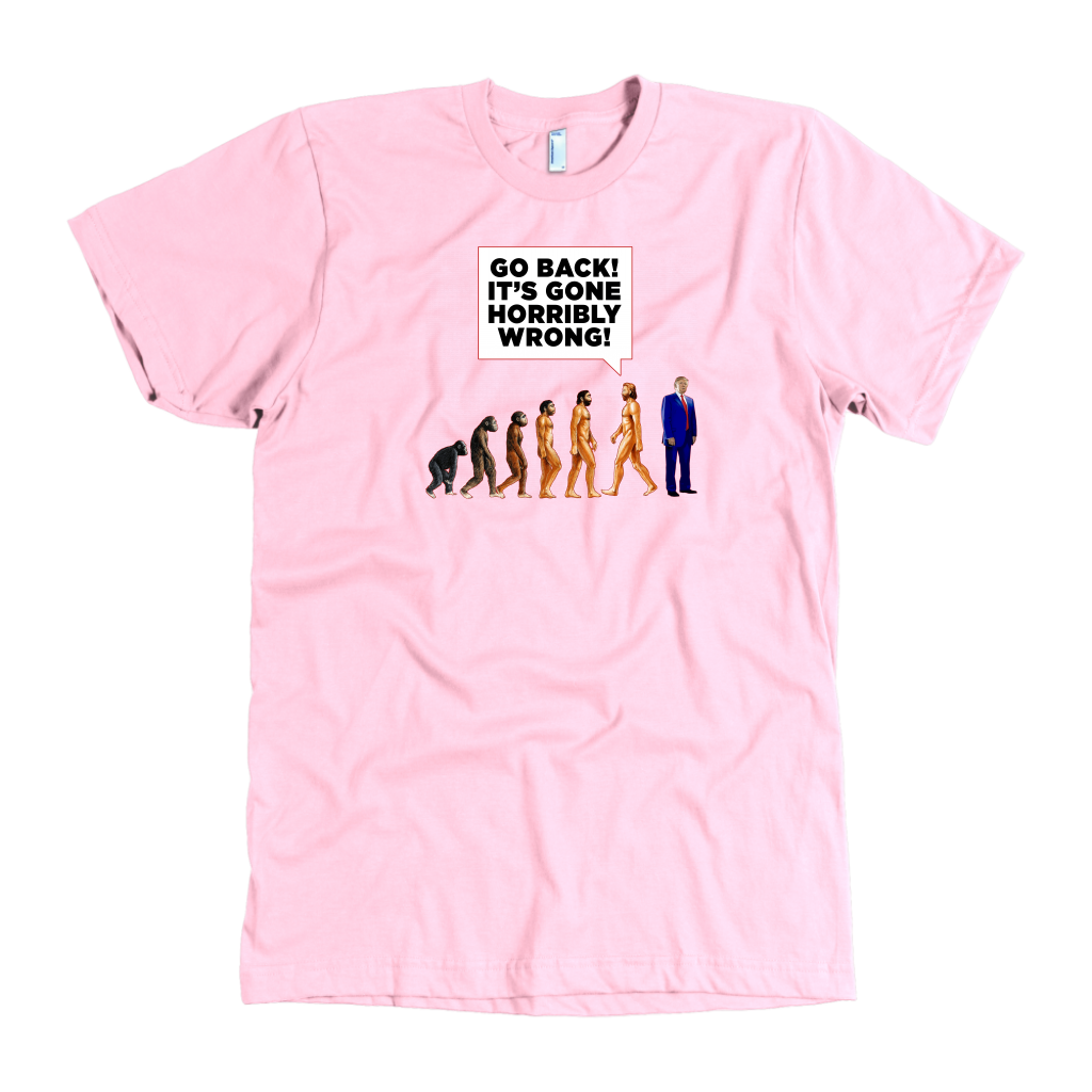 Human DE-VOLUTION From Monkey to Trump. "Go Back! It's Gone Horribly Wrong!"